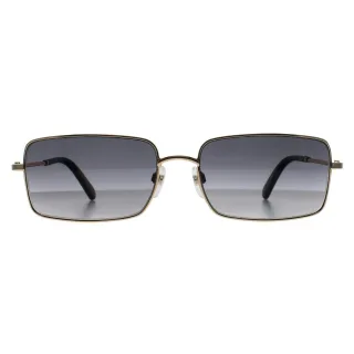 Marc Jacobs Rectangle Womens Gold Schwarz Grau Gradient MARC 771/N/S
