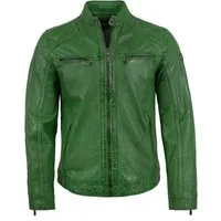 Jilani Lederjacke Flash-2 Jilani - Herren Lederjacke Lammnappa grün