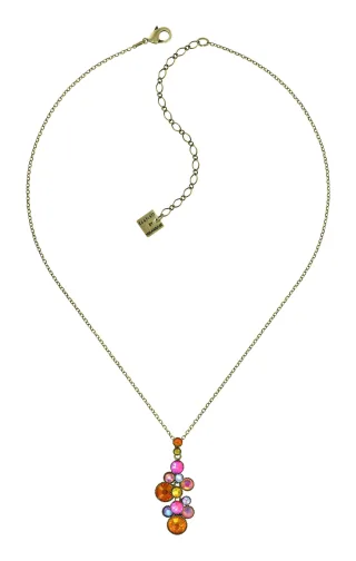 konplott - Kette - Water Cascade Glam pink/orange
