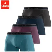 Bench. Boxer Boxershorts für Herren (Packung, 4-St) Unterhosen mit Overlock-Nähten vorn
