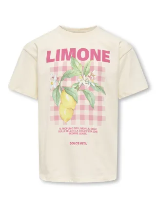 KIDS ONLY - KOGCARINA LIFE SS LOOSE PRINTED TOP JRS - Gr. - 140