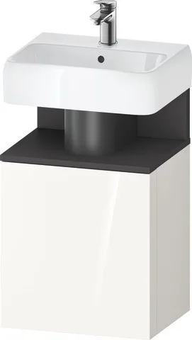 Duravit Qatego Waschtischunterbau wandhängend Weiß Hochglanz 440x350x645 mm - QA4076R49220000 QA4076R49220000