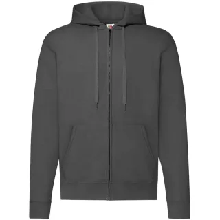 Fruit of the Loom - "Classic" Hoodie mit durchgehendem Reißverschluss für Herren/Damen Unisex (Hellgrau)
