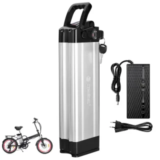 [EU/USA Direct] HANIWINNER HA030-05 36V 17.5Ah 630Wh Silverfish E-Bike Battery with Base, Replacement for NAKXUS, GALAXY