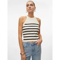 Vero Moda Stricktop VMSABA RIB SL O-NECK TOP GA NOOS