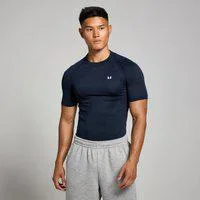 MP Herren Tempo nahtloses T-Shirt mit Grafikelement – Marineblau - M