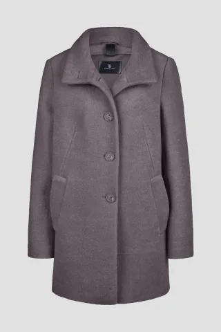 Barbara Lebek - Wolljacke anthra - Gr. - 44