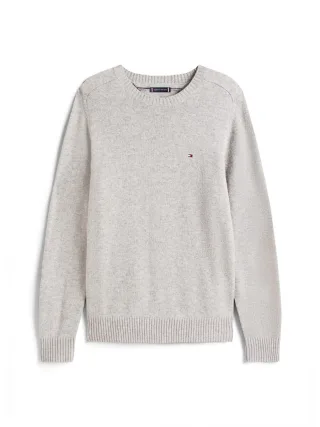Tommy Hilfiger - Pullover aus reiner Wolle grau - Gr. - XXL