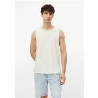 s.Oliver Muskelshirt T-Shirt Meliertes Tanktop aus Baumwollmix