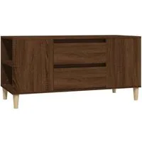 vidaXL TV-Schrank TV-Schrank Braun Eichen-Optik 102x44,5x50 cm Holzwerkstoff (1-St)