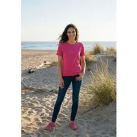 salzhaut T-Shirt AMUSEERN Damen Relaxed-Fit salzhaut T-Shirt – bequeme Qualität und nordisch klares Design für ein