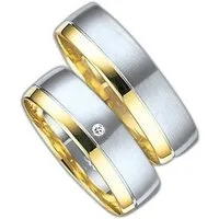 Firetti Trauring Schmuck Geschenk Gold 375 Hochzeit Ehering Trauring "LIEBE", Made in Germany, wahlweise mit oder ohne Brillant