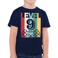 Shirtracer T-Shirt Gaming LEVEL Neun (1-tlg) 9. Geburtstag