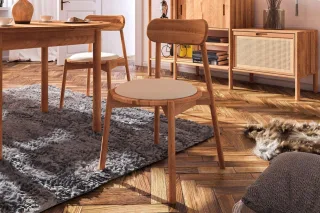 Esszimmerstühle Massivholzstühle SAGA 2er-Set Buche Massivholz