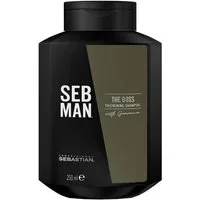 Seb Man Haarshampoo SEB MAN THE BOSS THICKENING SHAMPOO, für feines Haar, verleiht Volumen, frischer Duft