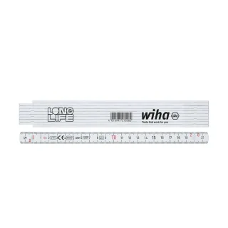 Wiha Gliedermaßstab Longlife 2 m metrisch, 10 Glieder - 27057