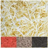 Creative Deco Bastelnaturmaterial Füllmaterial Geschenk aus Papier Stroh für Pakete 200 g
