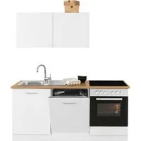 KOCHSTATION Küchenzeile KS-Kehl, ohne E-Geräte, Breite 180 cm, für Geschirrspülmaschine
