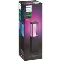 White & Color Ambiance Impress Outdoor Sockelleuchte, LED-Leuchte schwarz