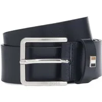 BOSS Ledergürtel Ther-Flag-E Sz35 Leather Belt aus echtem Rindsleder
