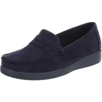 Ital-Design Elegante Loafer für Damen aus hochwertigem Material Slipper (91117395) ultraleichte und komfortable Sohle