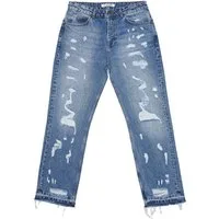 2Y Studios Bequeme Jeans 2Y Studios 2Y Firio Destroyed Straight Jeans