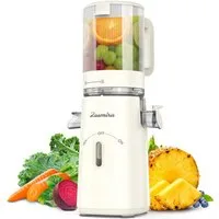 Azmsary Slow Juicer Azmsary Slow Juicer 99,6% Saftreinheit, 1,5L, REV-Modus, 220 W, ‎Leiser Motor, Slow Juicer, Verarbeitung ganzer Früchte