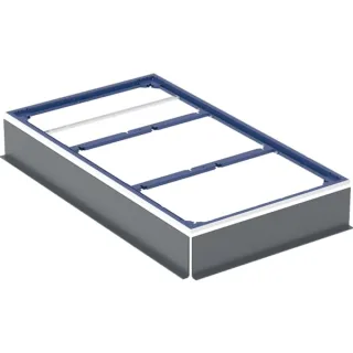 Geberit Duofix Installationsrahmen für Duschfläche 150-180 cm, für zehn Füße: 160x90cm,, 551517001 551517001