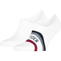 Tommy Hilfiger Füßlinge TH MEN FOOTIE 2P HILFIGER TAB (2er-Pack) mit Anti-Rutsch Technologie