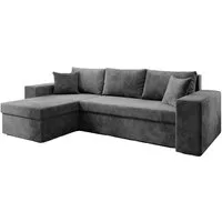 Luxusbetten24 Schlafsofa Designer Sofa Denver, mit Stauraum und Schlaffunktion