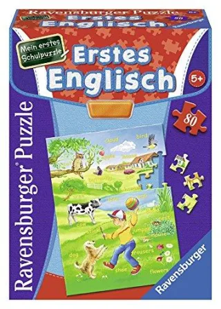 Ravensburger 07537 - Mein erstes Schulpuzzle: Erstes Englisch - 80 Teile Puzzle