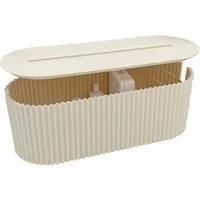 Refined Living Kabelbox Kabelmanagement-Box, Kabel-Organizer-Box, Steckdosen-Management-Box, (Multifunktional & Praktisch, Ordentliche Steckdosenleiste & Kabelaufbewahrung, Cord Hider, Kabel Organizer, Kabelbox für Schreibtisch, robust und langlebig,