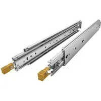 SO-TECH® Auszug Schwerlastauszug 200 kg mit Lock-in/out Einrastfunktion (2 St), gelber Hebel, KV2-200-H76-L1500-LC 1524 mm