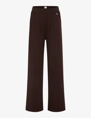 Brax Damen Palazzohose Style MAINE brunette, dunkelbraun, Gr. 3XL
