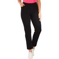 GOLDNER Stoffhose Kurzgröße: Sportive Loungehose, elastischer Bund Schlupfhose mit aufgesetzten Taschen und Knöchellänge