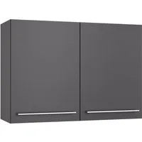 KOCHSTATION Hängeschrank KS-Bern2 Breite 100 cm, 2 Türen, 2 Einlegeböden