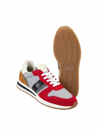 Mey & Edlich Herren Atlantik-Renner Rot 55 % Rindleder, 45 % Polyester