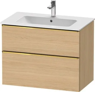 Duravit D-Neo Waschtischunterbau wandhängend Natur Eiche Matt 810x462x625 mm - DE4362034300000 DE4362034300000