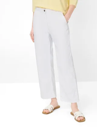 Brax Damen Culotte Style MAINE S WHITE, denim weiß, Gr. 48