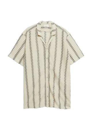 s.Oliver - Hemd beige - Gr. - 5XL