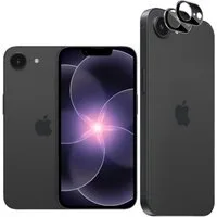 CLM-Tech Kameraschutzglas 2X für iPhone 17e, Linse Schutzglas 9H Glas - Folie kristallklar Panzerglas, 2 Stück, Kratzfest