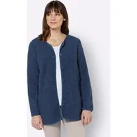 Witt Shirtjacke Teddy-Fleecejacke Langarm Struktur