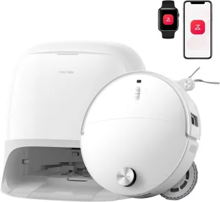 Roborock Qrevo Curv 2 Pro [Saug- & Wischroboter 25.000Pa inkl. Reinigunsstation] weiß