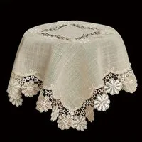 Brilliant Tischdecke / Spitzendecke / 85cm Rund