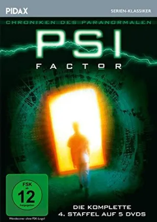 PSI Factor - Chroniken des Paranormalen Staffel 4 / Weitere 22 Folgen der Mystery-Kultserie (Pidax Serien-Klassiker) [5 DVDs]
