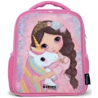 NoBoringSuitcases.com© Rucksack Rosa - Mädchen - Einhorn - Glitzer, Kinderrucksack, Schulrucksack, Freizeitrucksack, Mädchen, Kindergarten