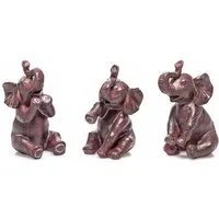 pajoma® Tierfigur Elefanten Trio 3er-Set, Höhe 14 cm