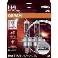 Osram KFZ-Ersatzleuchte Osram Scheinwerferlampe H4 Raystar Advanced 2.0 2