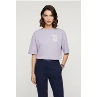HUGO T-Shirt Oversized Tee mit Print, Rundhals