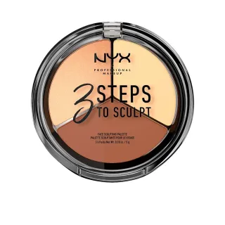 3 Steps To Sculpt Face Sculpting Palette #light 5 gr